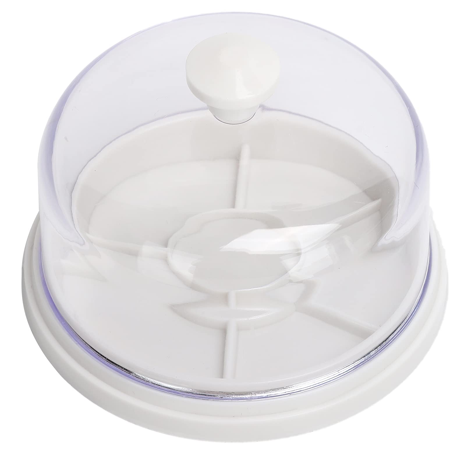 Gind Watch Movement Dust Cover Tray - 6 Compartment Plastic Watch Parts Organizer | Durable Dustproof Storage for Watch Repair & Maintenance | Perfect for Watchmakers & Jewelry Workshops