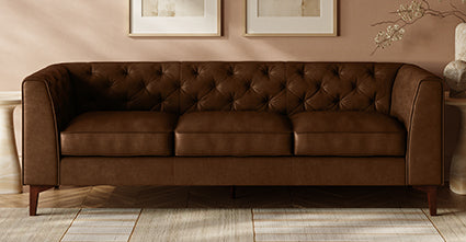 Essex Sofa - Modern Comfortable Couch for Living Room, Lounge & Office - Upholstered Fabric Sectional with Sturdy Frame - Perfect for Relaxing, Entertaining & Small Spaces