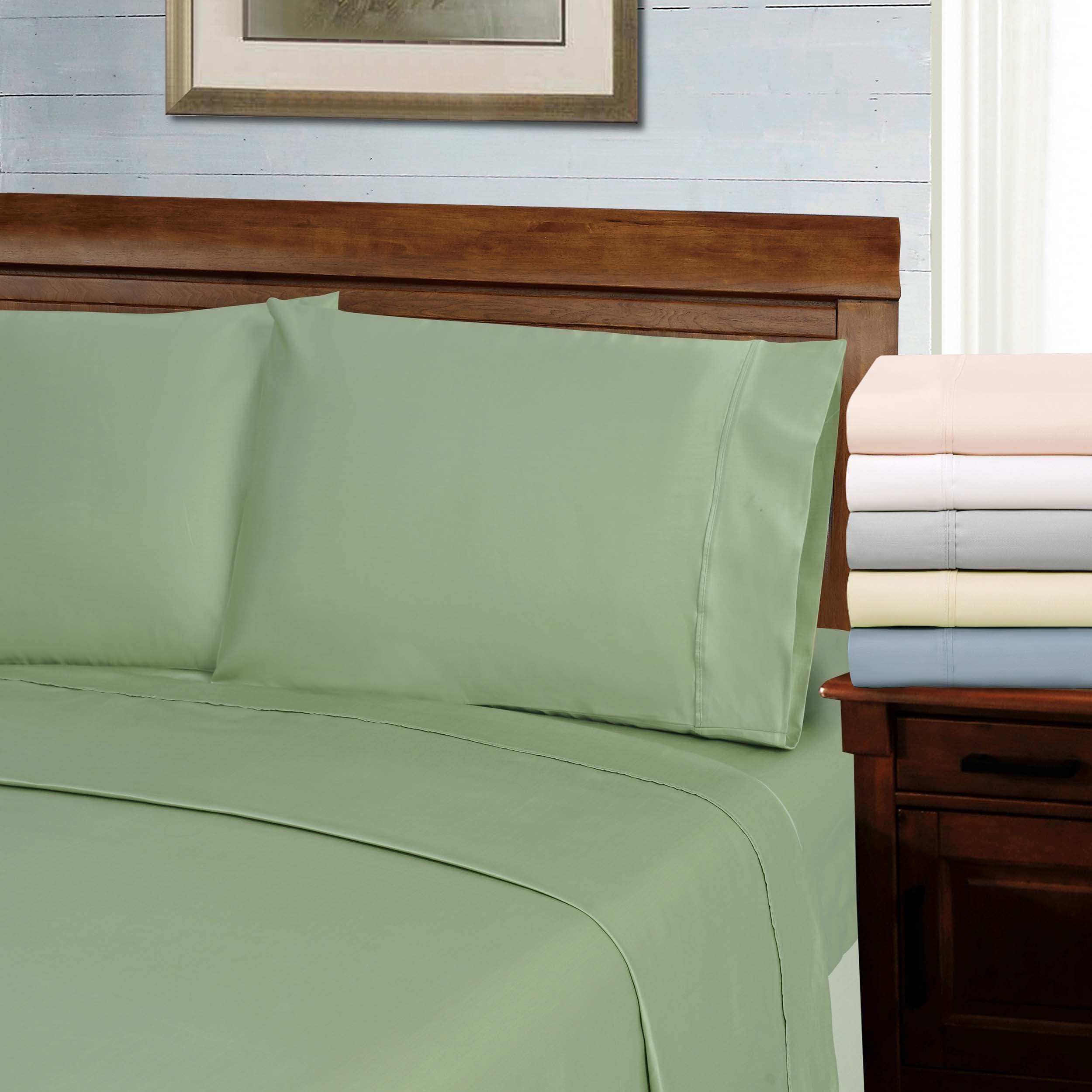 Premium 1000 Thread Count Wrinkle Resistant Pillowcase Set - 2 Pack, Ultra Soft & Breathable for Side Sleepers, Hotel Luxury Bedding, Perfect for Master Bedroom & Guest Room
