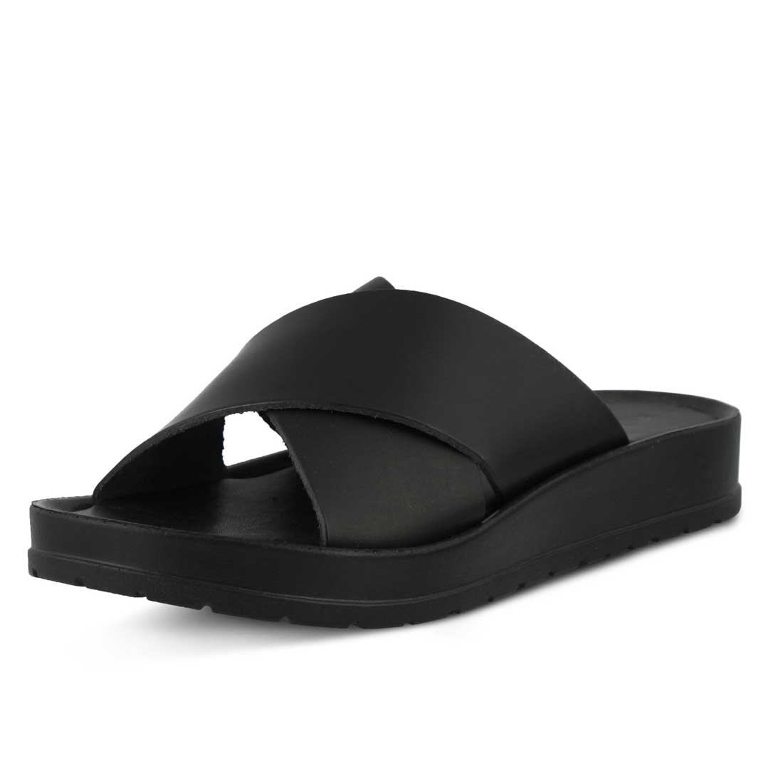 Spring Step Women's Zyna Black Sandal Size 36 (US Women's 5.5-6) Medium Width - Comfortable Casual Sandals for Walking, Beach & Summer Outfits