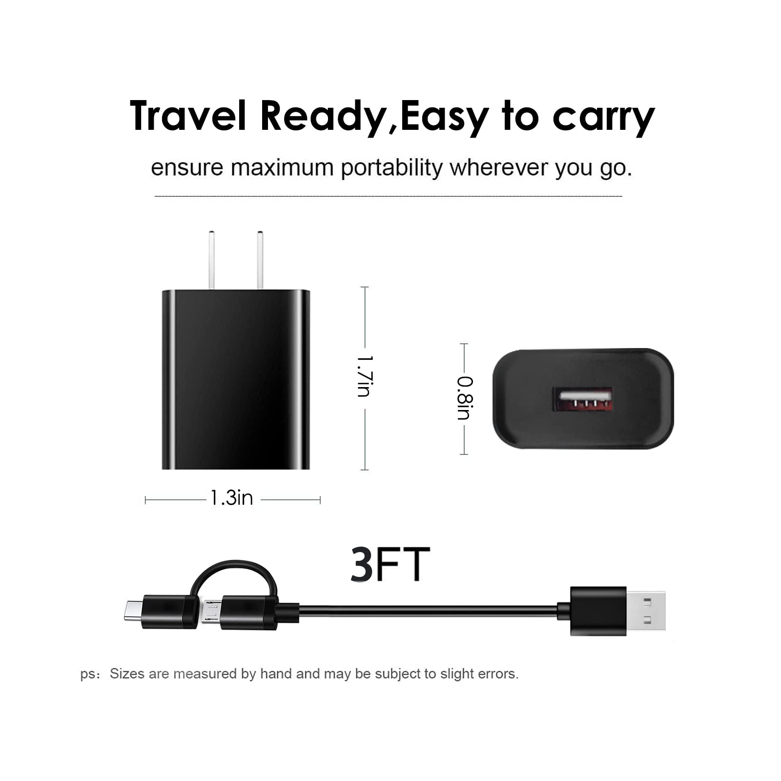 Portable Blender Fast Charging Cable - Compatible with Nebo, Streamlight Flashlights, PopBabies, Supkitdin, Aoozi & More Blenders | Perfect for Travel, Gym, Office & Home Smoothie Making