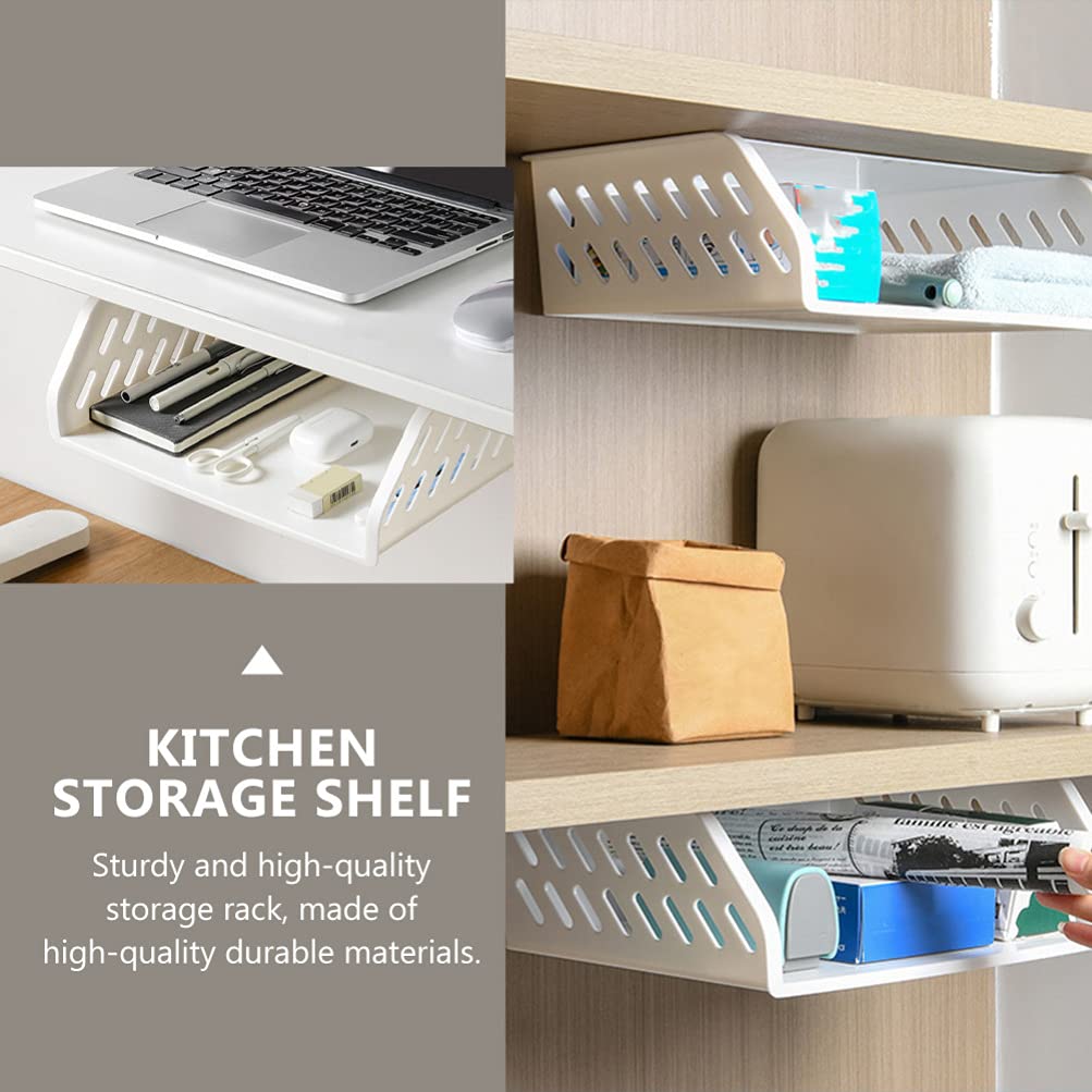 Cabilock 1pc Hanging Storage Organizer - Wall Mounted Cosmetic & Bathroom Storage Basket, Toiletries Shelf for Home & Kitchen Organization - Perfect for Small Spaces, Makeup Brushes, Spices & Cleaning Supplies