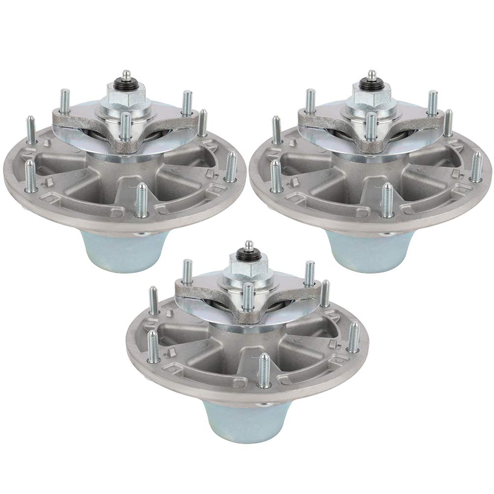 3-Pack Lawn Mower Spindle Assembly for John Deere TCA24881 - Fits 72