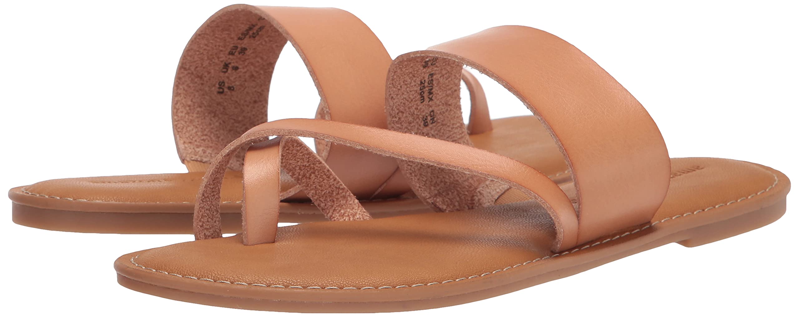 Amazon Essentials Women's One Band Flip Flop Sandals - Comfortable Beach & Pool Slides for Summer, Casual Walking, Vacation & Outdoor Wear