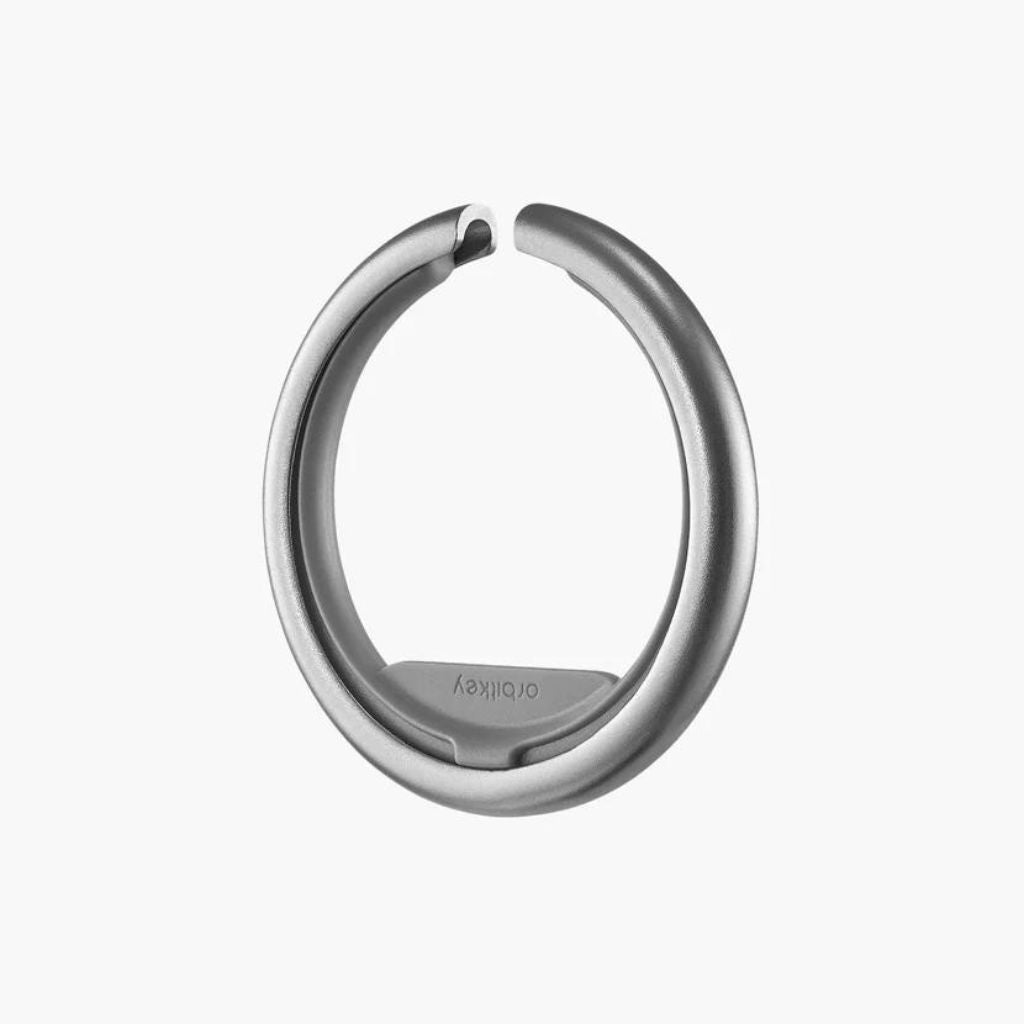 Orbitkey Key Organizer Ring - Holds Up to 10 Keys, Durable Stainless Steel in Silver | Perfect for Home, Office & Travel Key Organization