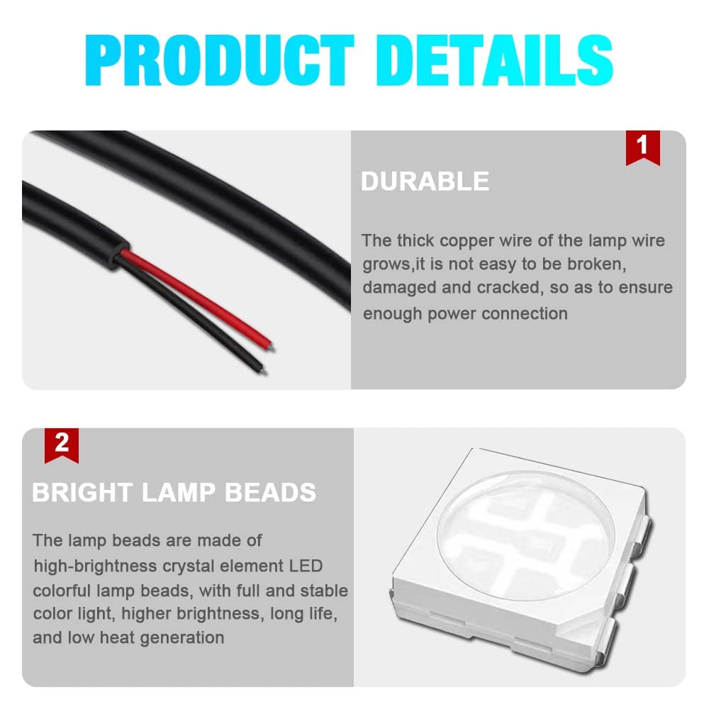 24V 5050SMD Strobe Running Streamer LED Strip Lights - Flexible DRL Decorative Lighting for Van/Truck Tailgate - Dynamic Atmosphere Light (1.5M) - Perfect for Car Shows, Parties & Nighttime Vehicle Decoration