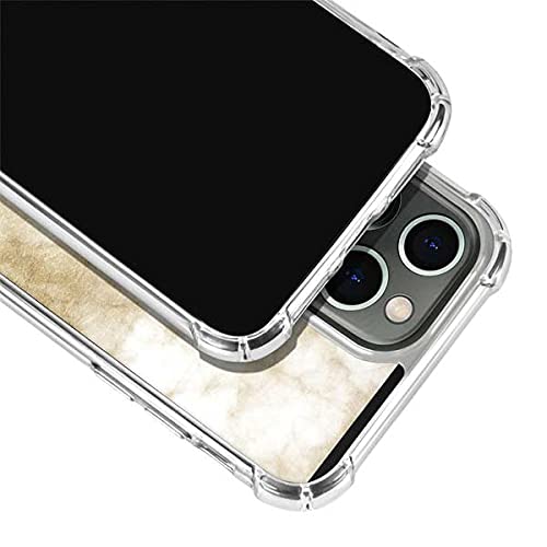 Skinit Clear Protective Phone Case for iPhone 13 Pro Max - Gold & White Marble Design | Slim Fit, Scratch Resistant Cover | Perfect for Everyday Use, Office & Travel