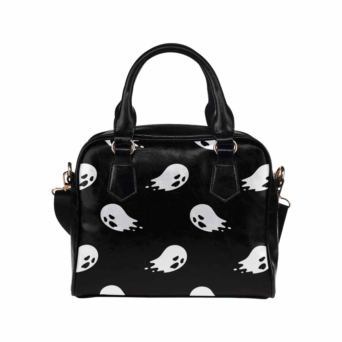 Halloween Blue & Yellow Skull PU Leather Crossbody Bag for Women & Girls - Gothic Shoulder Purse for Costume Parties, Trick or Treat, and Night Out