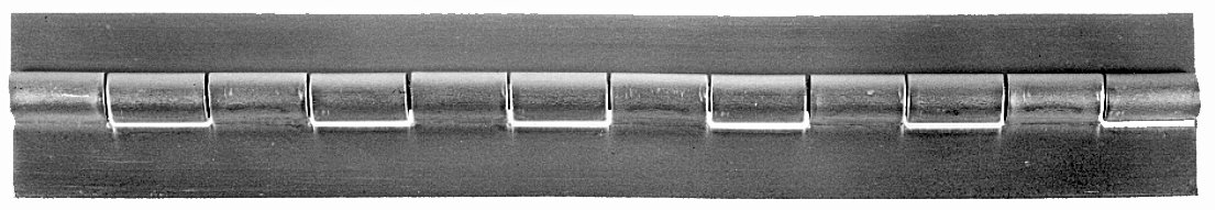 Buyers Products A42 Aluminum Continuous Hinge - Heavy Duty Door Hinge for Garage, Shed & Barn - Corrosion Resistant, Durable & Weatherproof - Perfect for Outdoor & Industrial Use