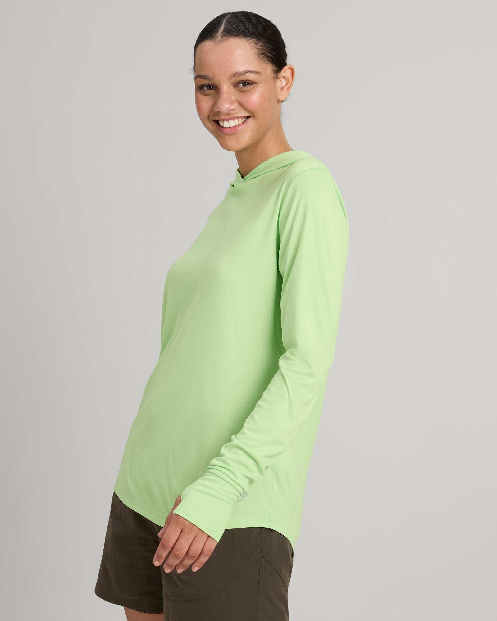 Women's SUN Stopper Hoodie - UPF 50+ UV Protection, Lightweight & Glowy Skin Effect for Outdoor Activities, Hiking & Beach Wear