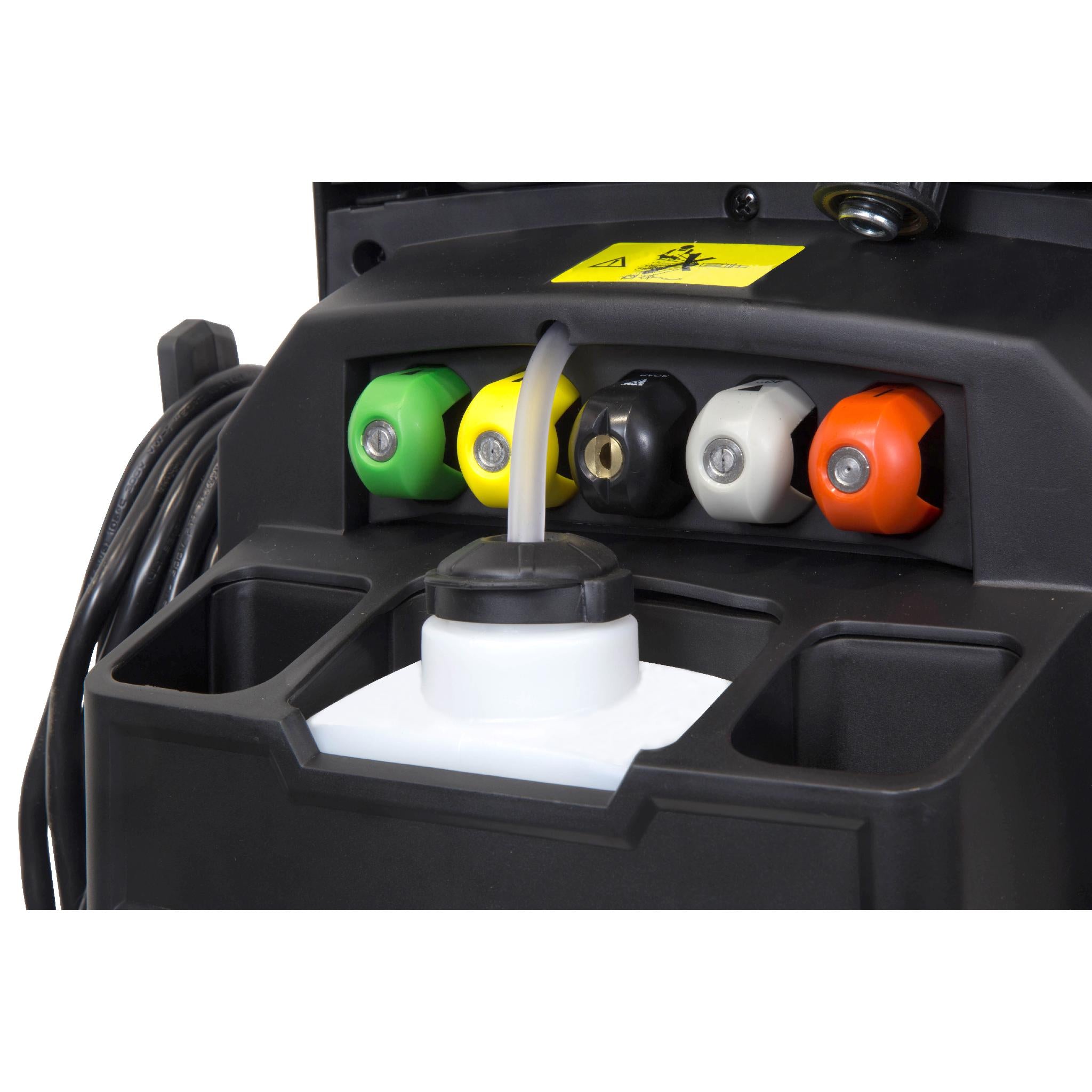 WEN PW21 2030 PSI 1.76 GPM 14.5 Amp Electric Pressure Washer with Adjustable Detergent & Hose Reel - Perfect for Home Cleaning, Driveway Washing, and Outdoor Maintenance