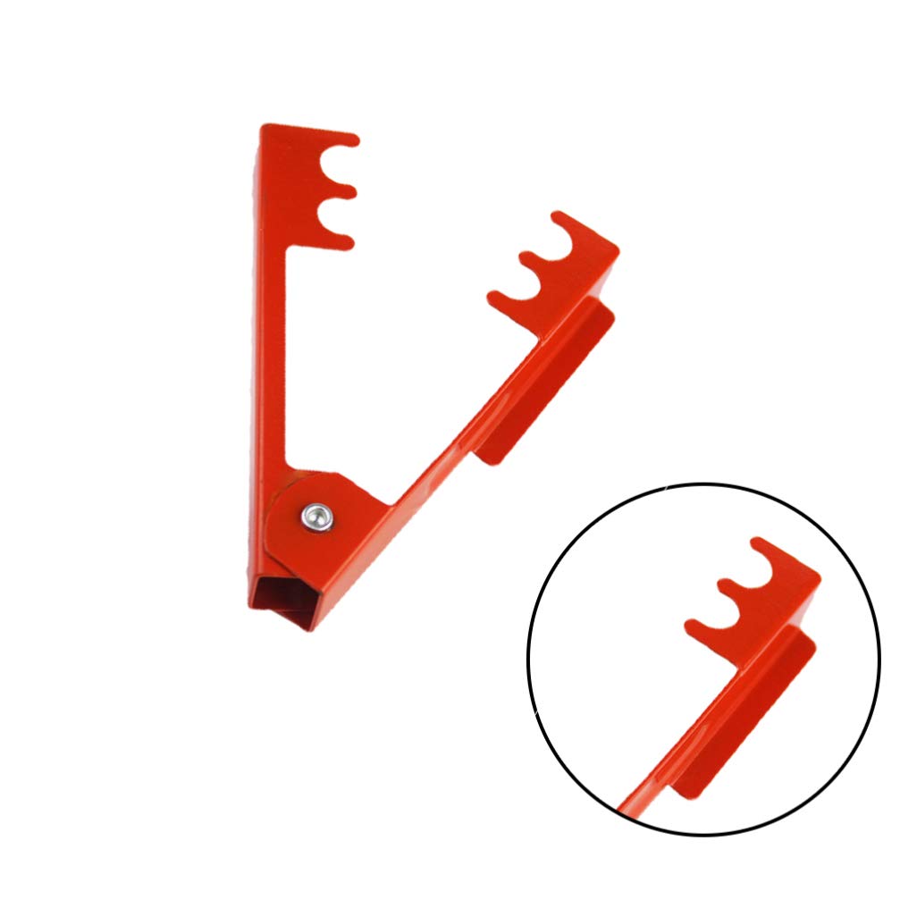 Professional Rose Thorn Remover Tool 3-Piece Set - Red Garden Pliers for Safely Stripping Rose Leaves & Thorns - Perfect for Gardening, Floral Arrangements & Rose Bush Maintenance