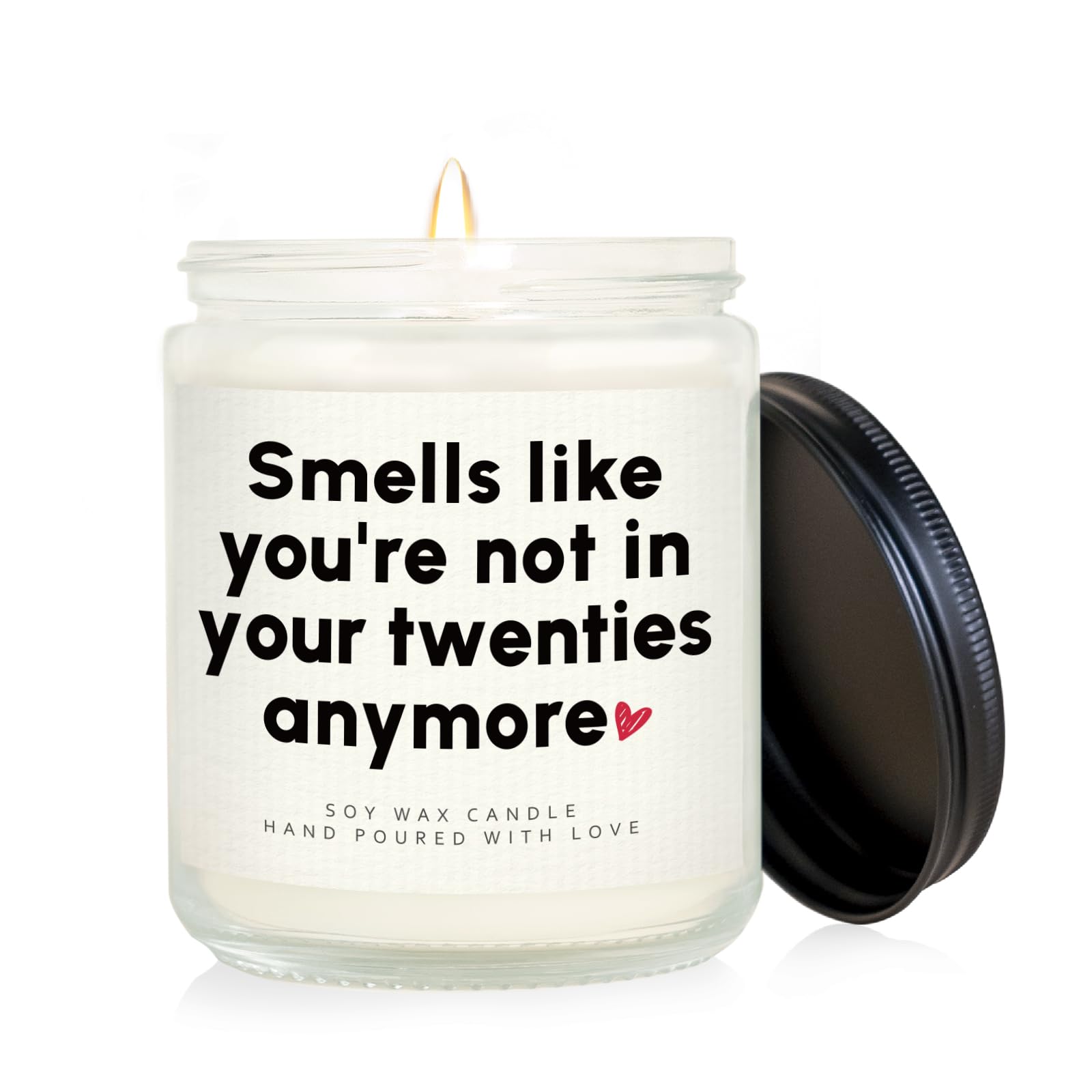 Handmade Lavender Scented Birthday Candle - 30th Birthday Gift for Women & Men, Wife, Husband, Sister, Brother, Friend - 7oz Soy Wax Candle - Perfect for 1995 Birth Year Celebrations, Home Decor & Relaxation