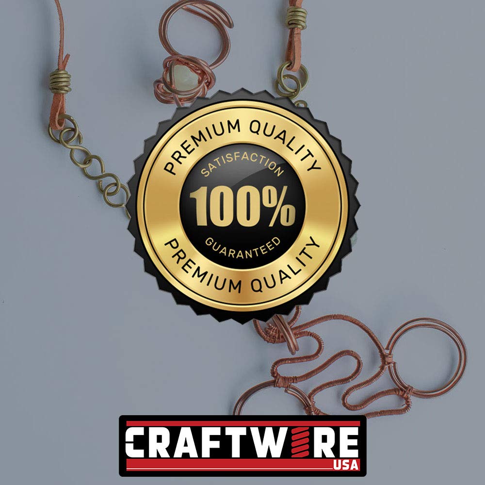 Premium Solid Bare Copper Wire - Round, Bright, Dead Soft (12 Gauge, 25 Feet) - Choose 10-30 Gauge for Electrical Projects, Jewelry Making & DIY Crafts