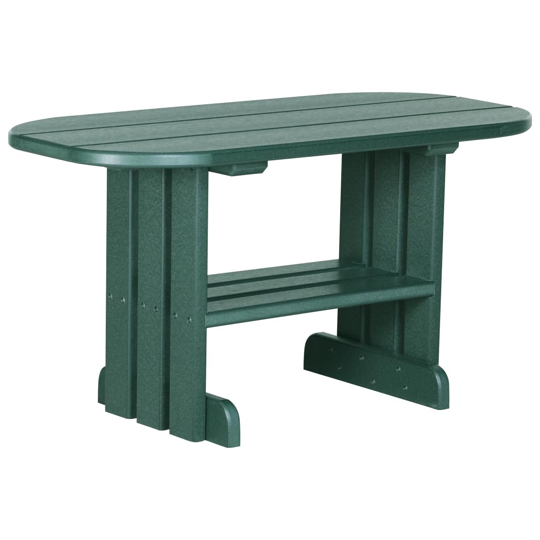 Durable Poly Lumber Coffee Table - Eco-Friendly Outdoor Furniture for Patio, Garden & Poolside - Furniture Barn USA (Green)