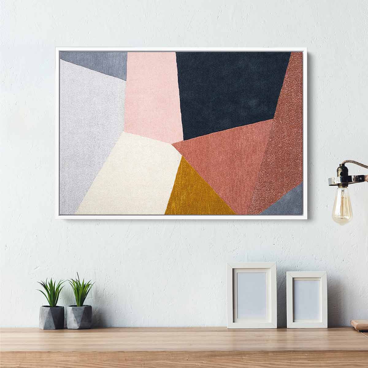 Orange Abstract Wall Art Canvas Print - Modern Home Decor for Living Room, Bedroom & Office - 6522