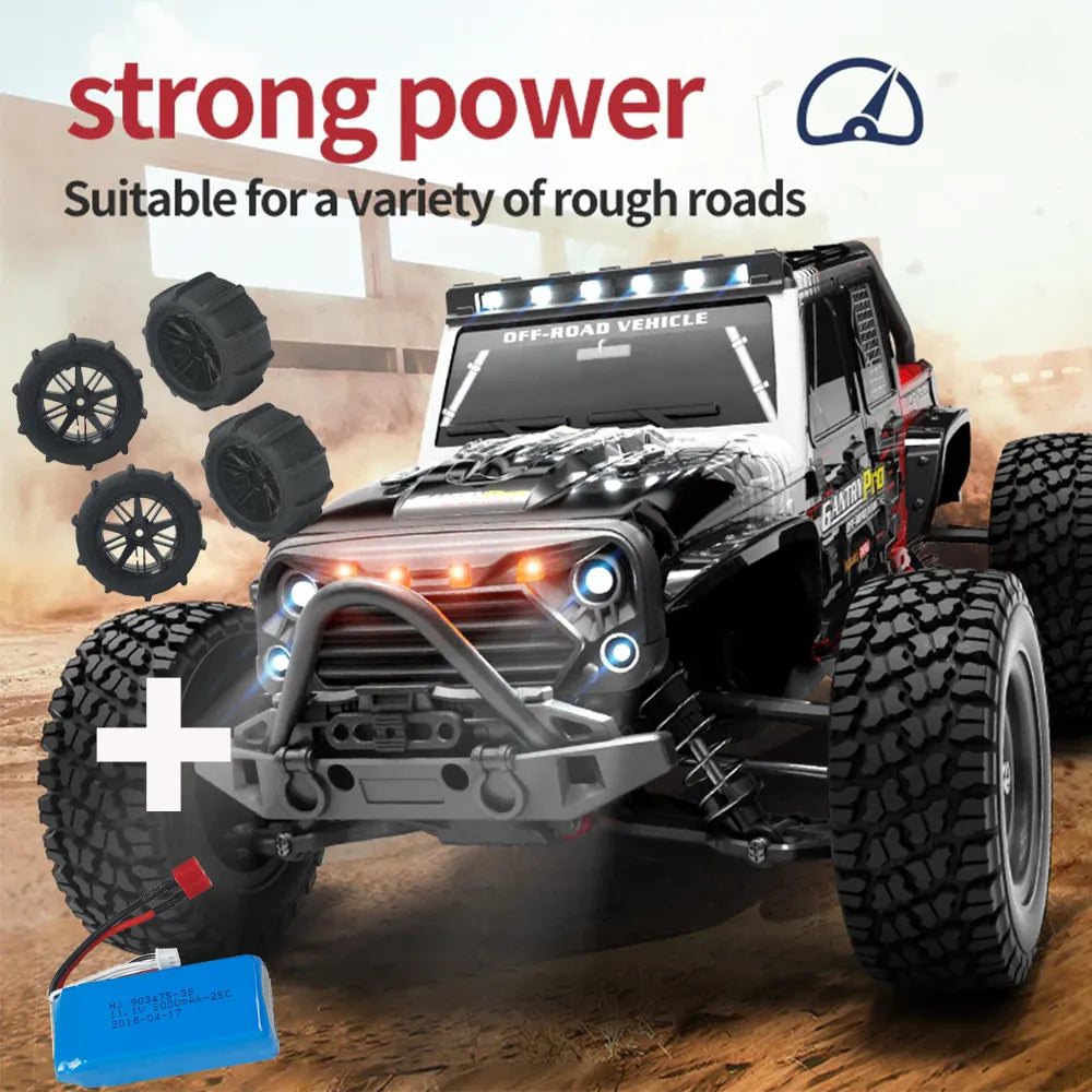 SUCHIYU SCY 16103 Pro 1/16 Scale 70KM/h 2S Brushless Electric Off-Road RC Car with 35A ESC, 2840 Brushless Motor & 17g Servo - High Speed Remote Control Racing for Adults & Kids, Perfect for Backyard, Park & Off-Road Adventures