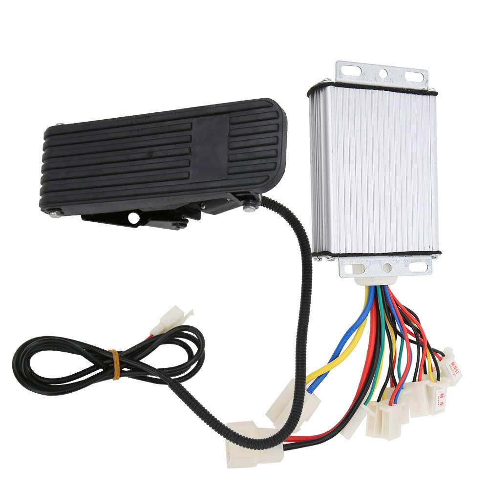 Alomejor 1000W Brush Controller Kit with Foot Pedal for E-Bike & Tricycle - Smooth Speed Control
