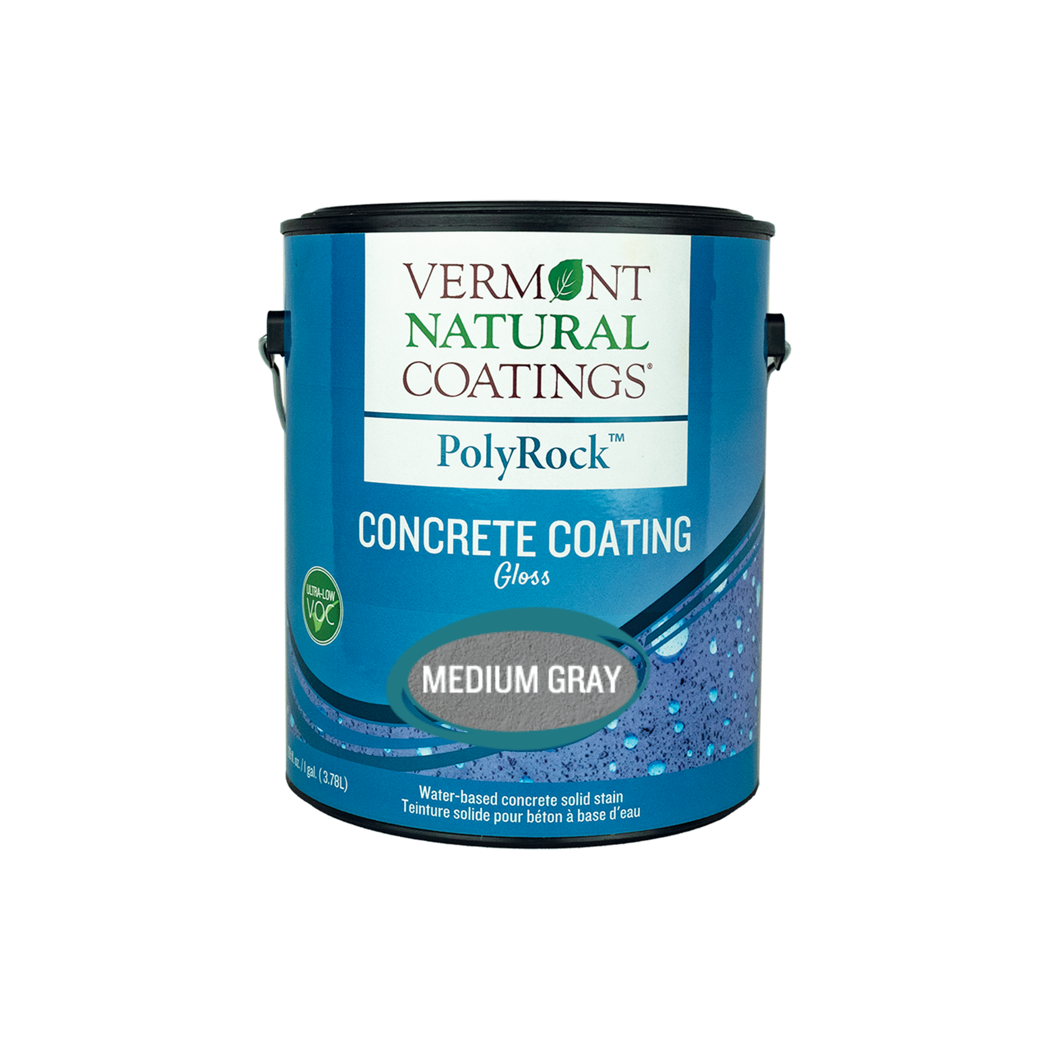 Vermont Natural Coatings PolyRock Concrete Coating - Durable, Eco-Friendly Floor Finish for Basements, Garages & Patios | High-Performance Protection for Indoor & Outdoor Concrete Surfaces