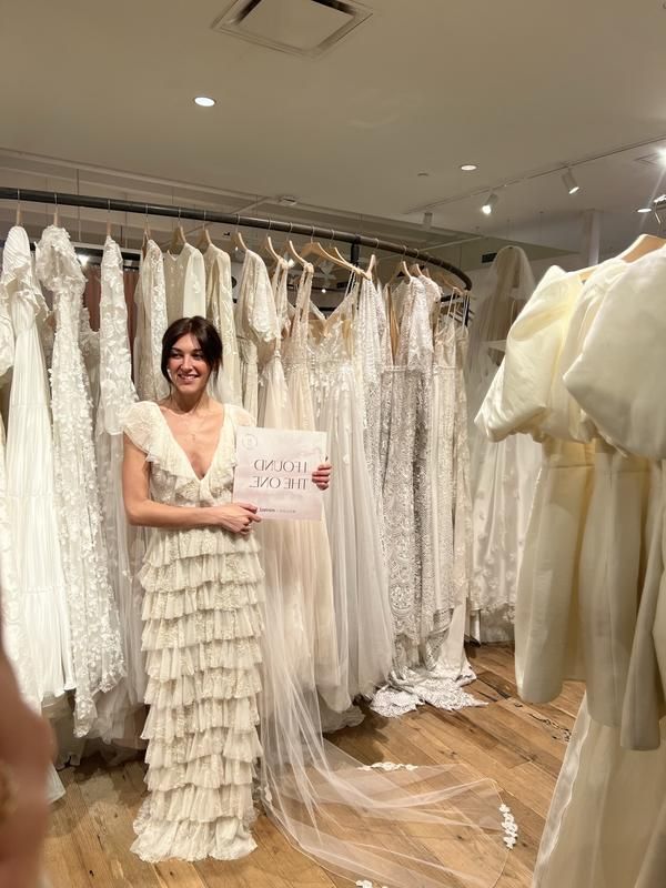 BHLDN Larke Gown - Elegant Wedding Dress with Lace Details | Perfect for Bridal Ceremonies, Formal Events & Special Occasions
