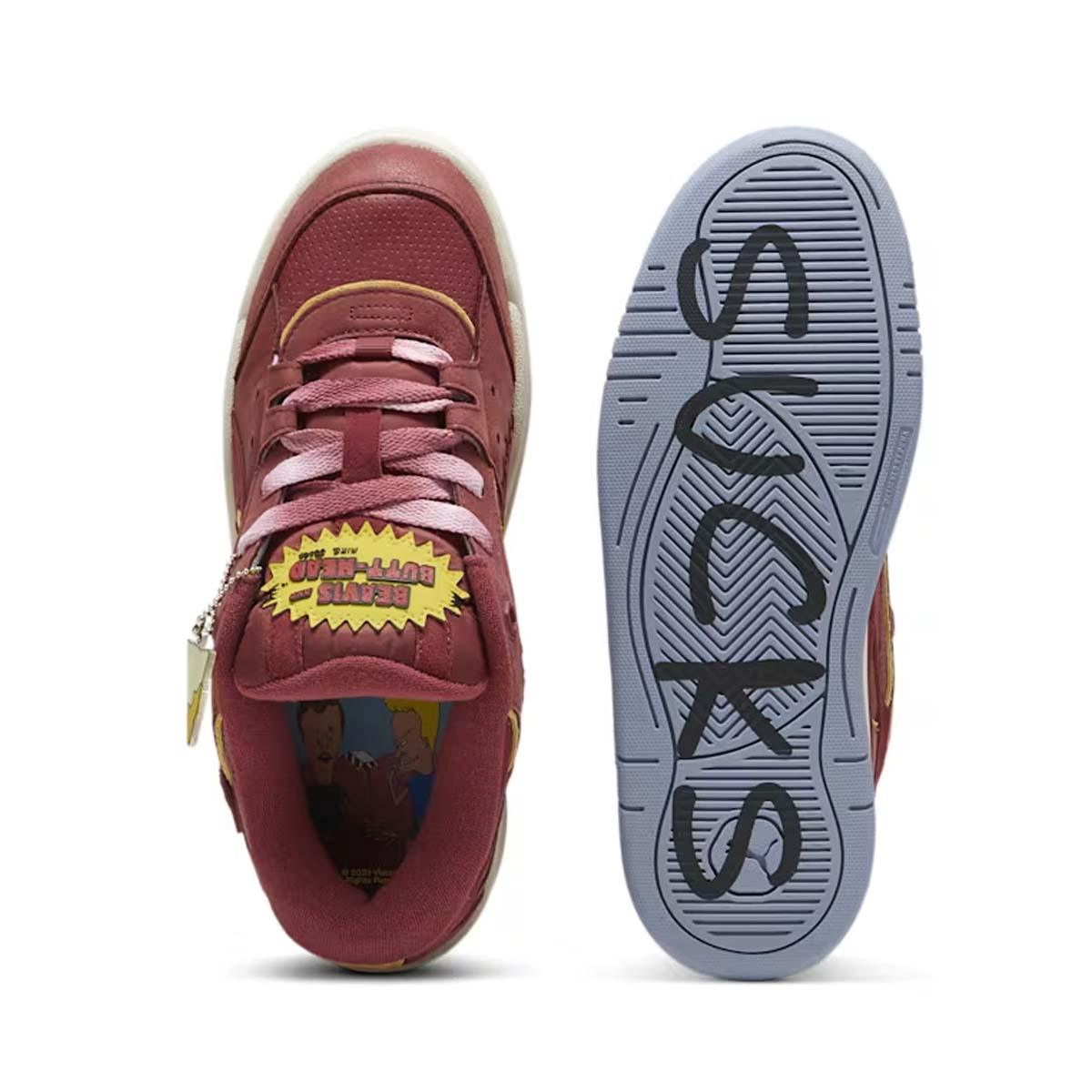 Beavis And Butthead Puma 180 'Burnt Russet' Sneakers - Retro Cartoon Inspired Men's Running Shoes for Casual Wear & Street Style