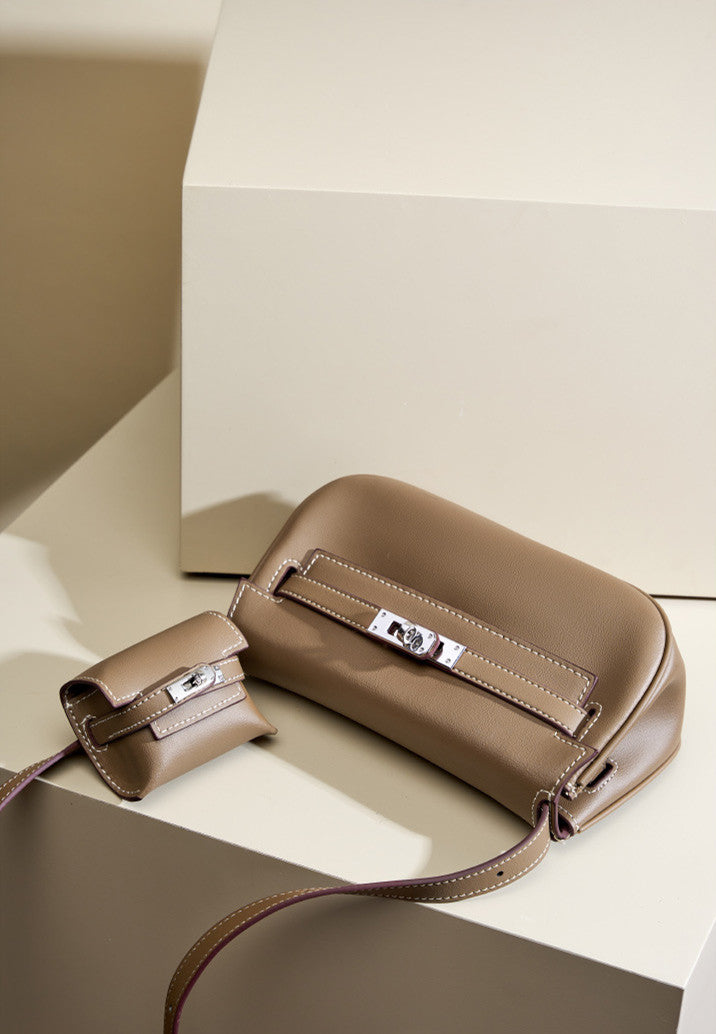Mini Saddle Crossbody Bag for Women - Small Leather Shoulder Purse with Adjustable Strap - Perfect for Travel, Shopping & Everyday Use