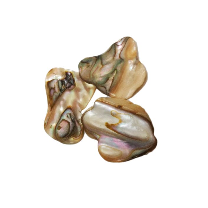 Natural Abalone Shell Pocket Stone - Polished Healing Crystal for Stress Relief, Meditation & Energy Balancing - Perfect for Reiki, Yoga & Spiritual Practices