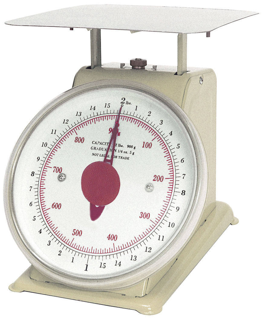 Precision Economy Kitchen Scale - 7 Rotating Dials, 2 lb Capacity, 1/4 oz Graduations for Baking, Cooking & Portion Control | Compact Digital Food Scale for Home & Commercial Use