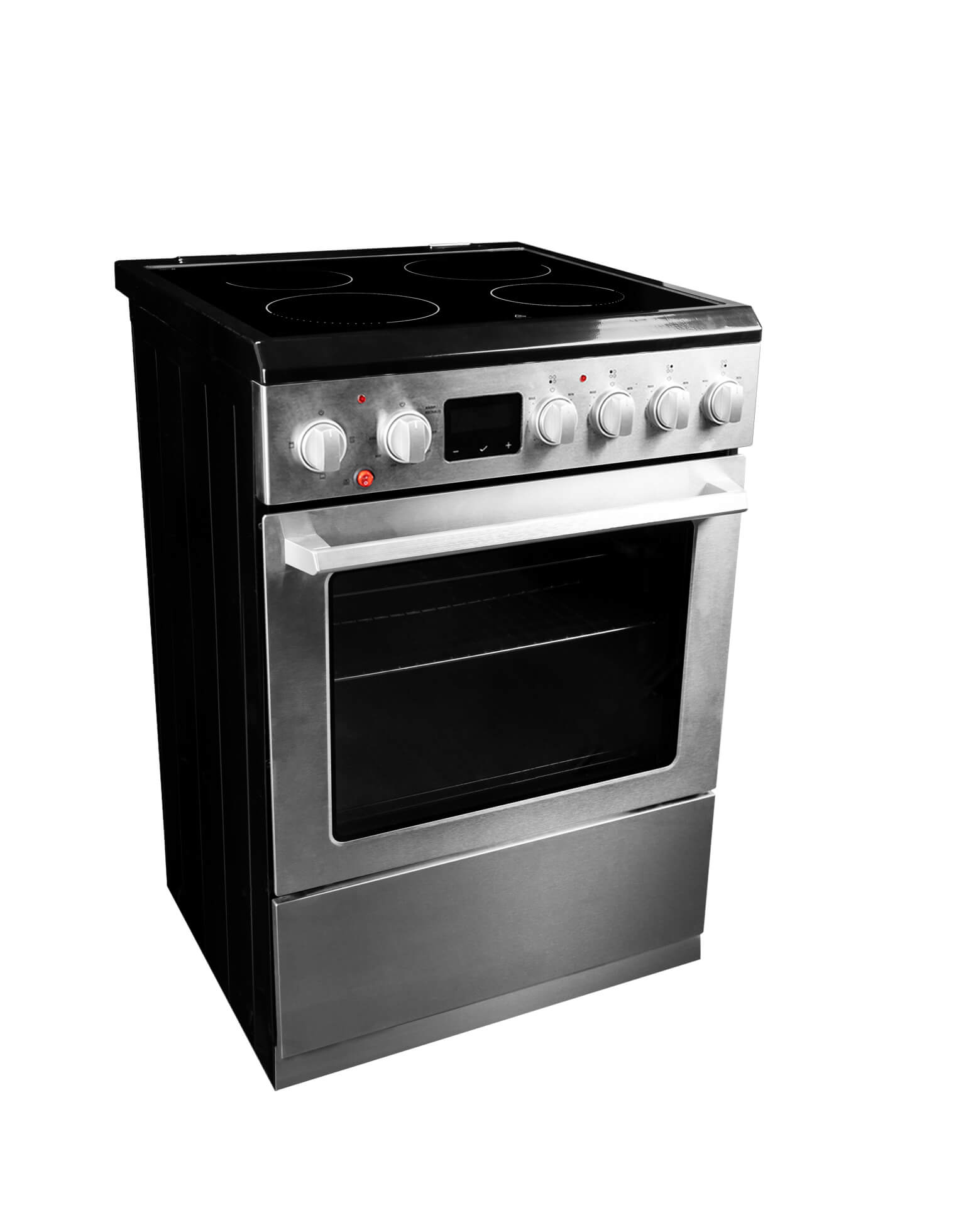 Danby DRCA240BSSC 24-Inch Stainless Steel Slide-In Electric Range with TruAirFry Technology - Perfect for Modern Kitchens, Baking & Air Frying