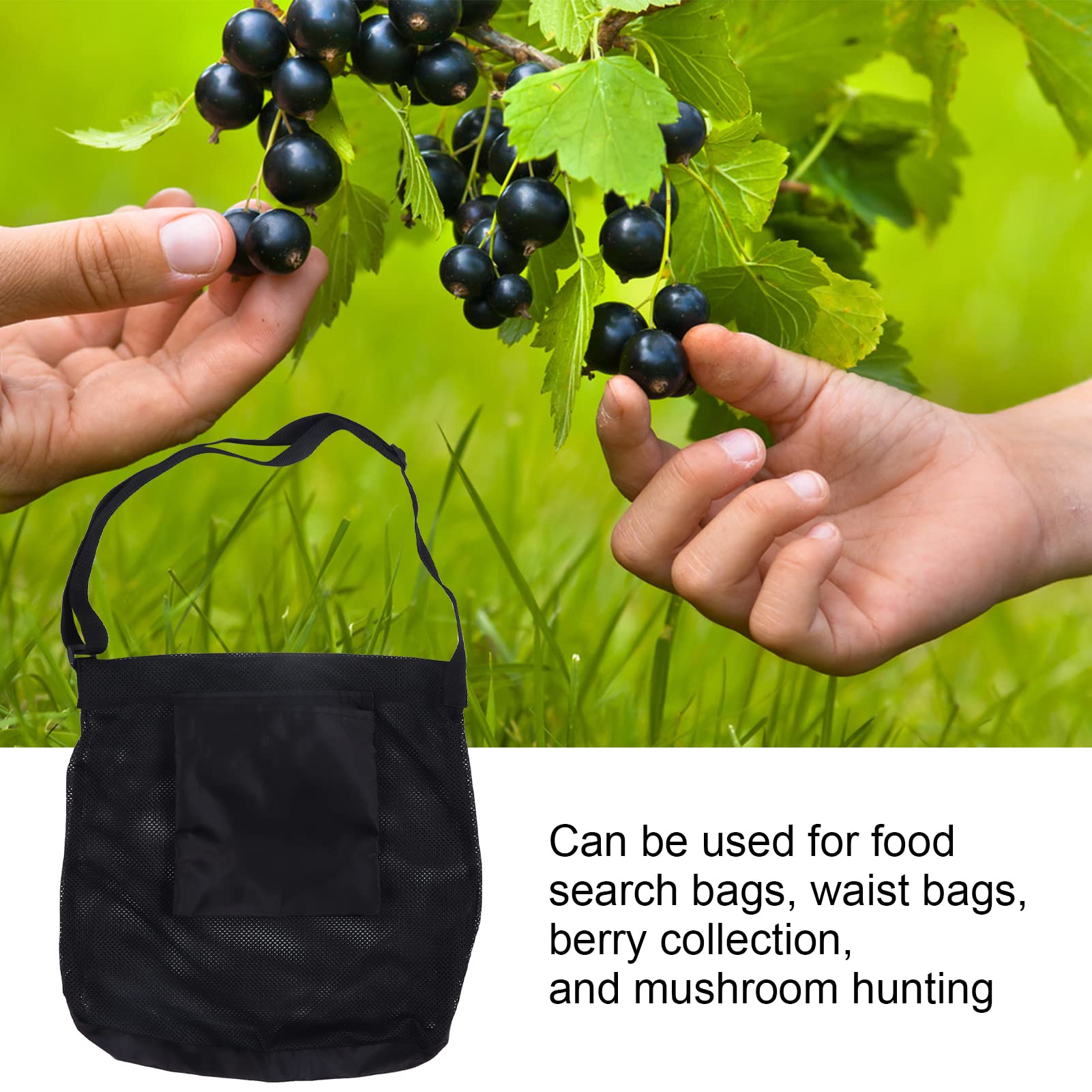Breathable Harvest Picking Bag - Durable Farm Helper for Outdoor Orchard, Vegetable & Fruit Collection - Perfect for Mushroom Foraging, Berry Picking & Garden Harvesting