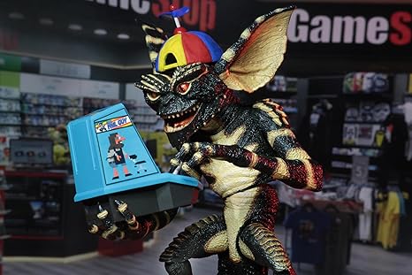 NECA Ultimate Gamer Gremlin Action Figure - Collectible Toy for Gamers & Movie Fans - Perfect for Display, Gifts, and Gaming Room Decor