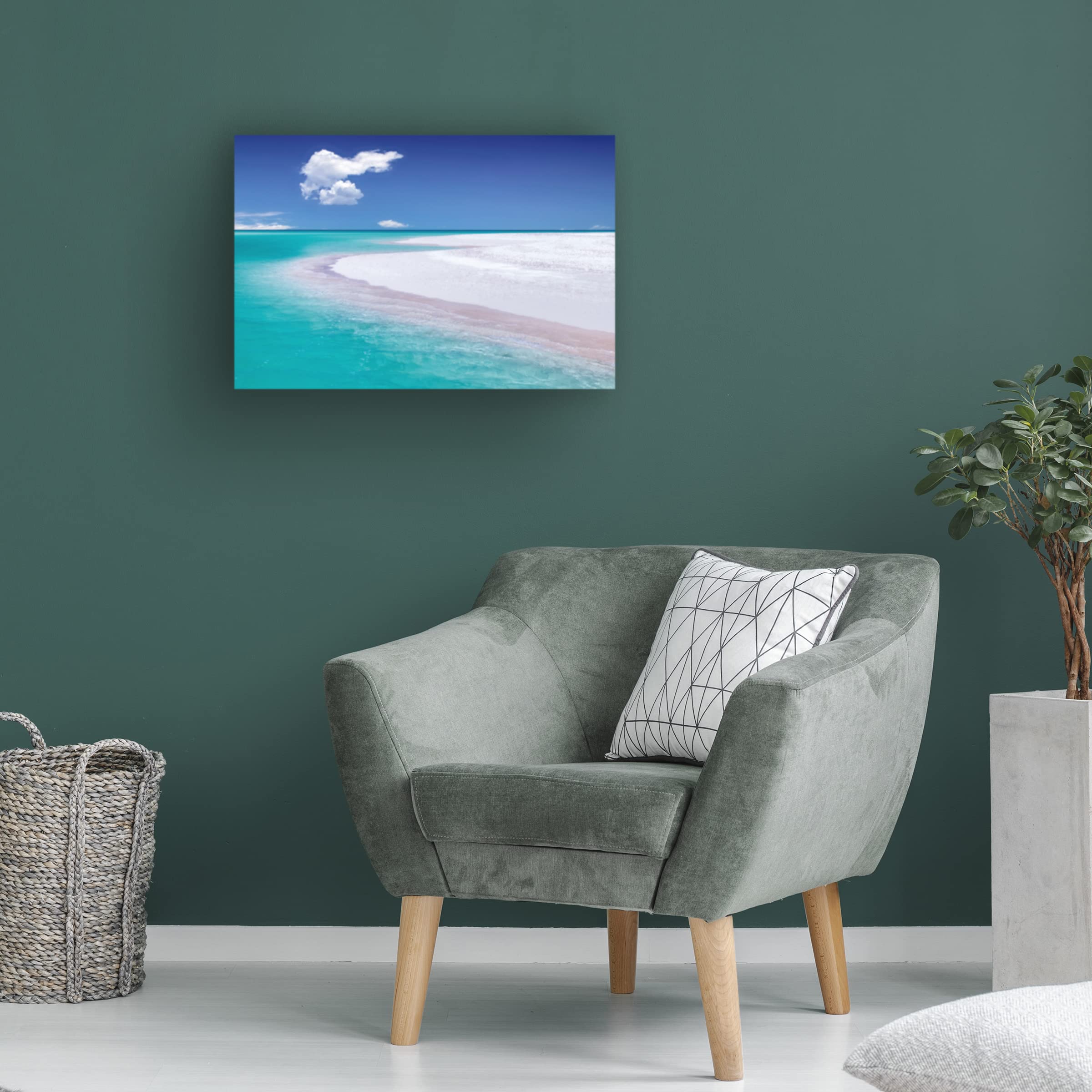 Dennis Frates 'Beach 15' Canvas Wall Art Print - Coastal Decor for Living Room, Bedroom & Office | Trademark Fine Art Collection