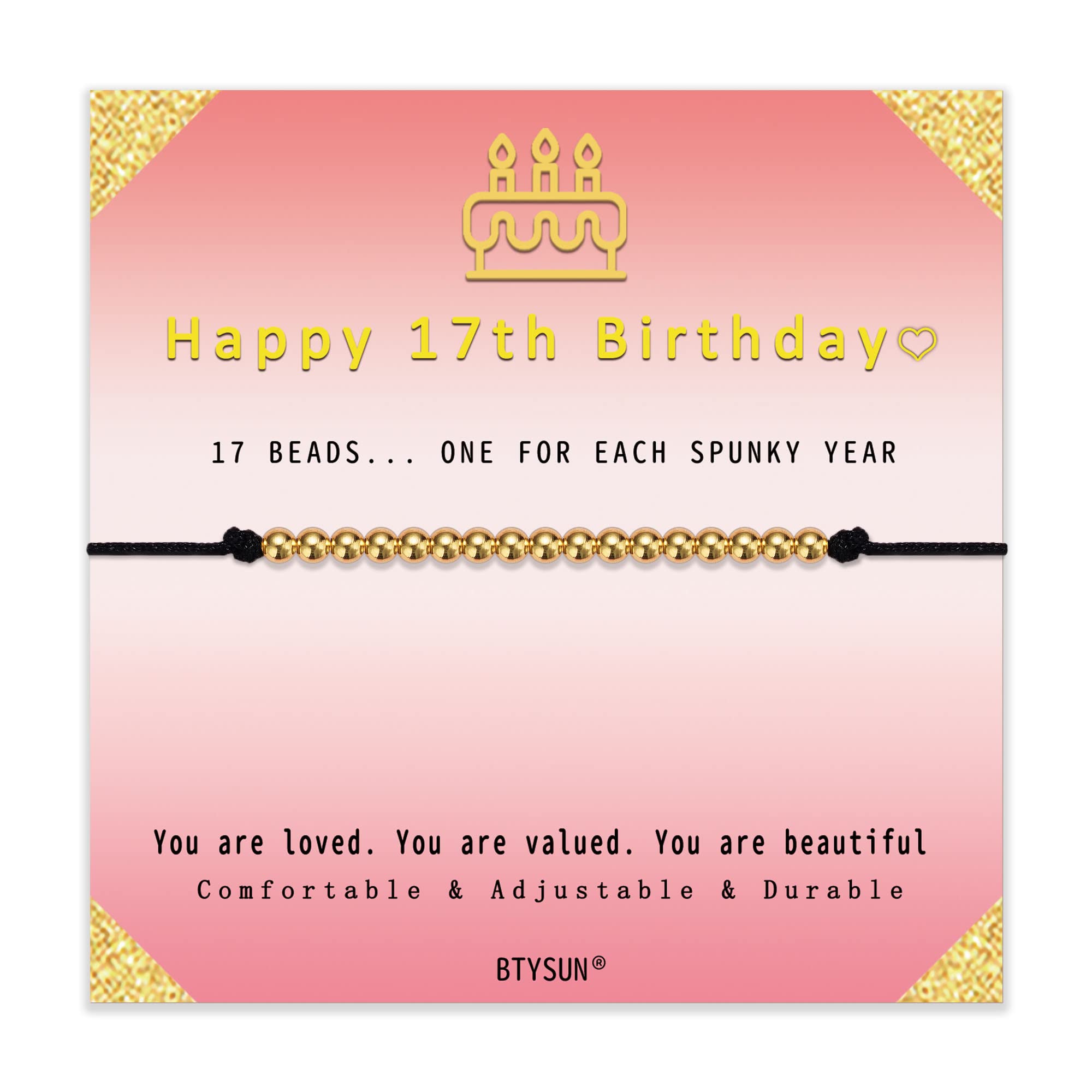 Adjustable Birthday Bracelet for Women & Teen Girls - Silver, Gold & Rose Gold Beaded Link Bracelet - Perfect Birthday Gift for Daughter, Girlfriend, Wife, Sister & Best Friend - Ideal for Christmas, Anniversaries & Special Occasions (Ages 14-35)