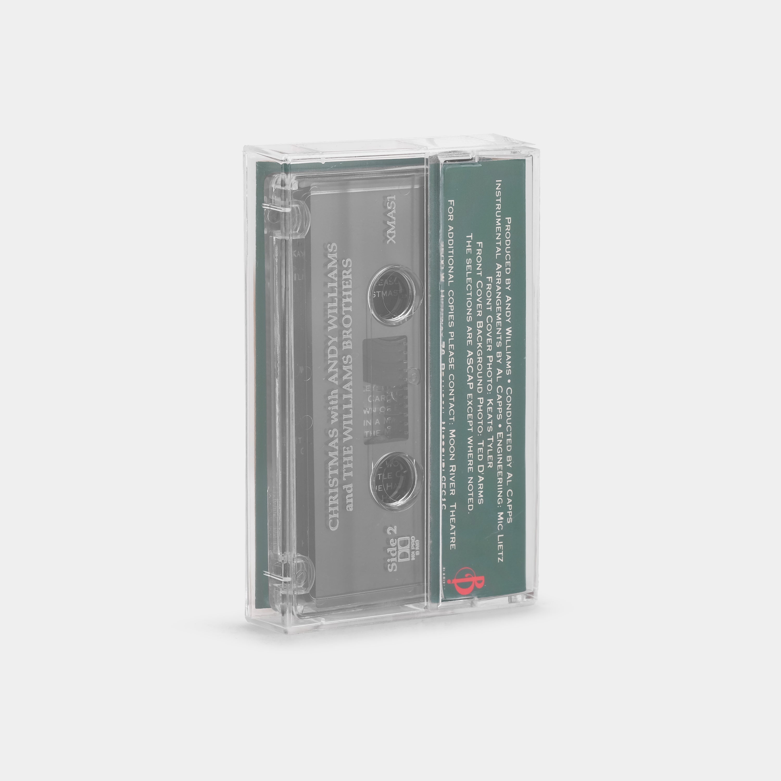 Christmas With Andy Williams & The Williams Brothers Cassette Tape - Classic Holiday Music for Festive Gatherings & Cozy Winter Nights
