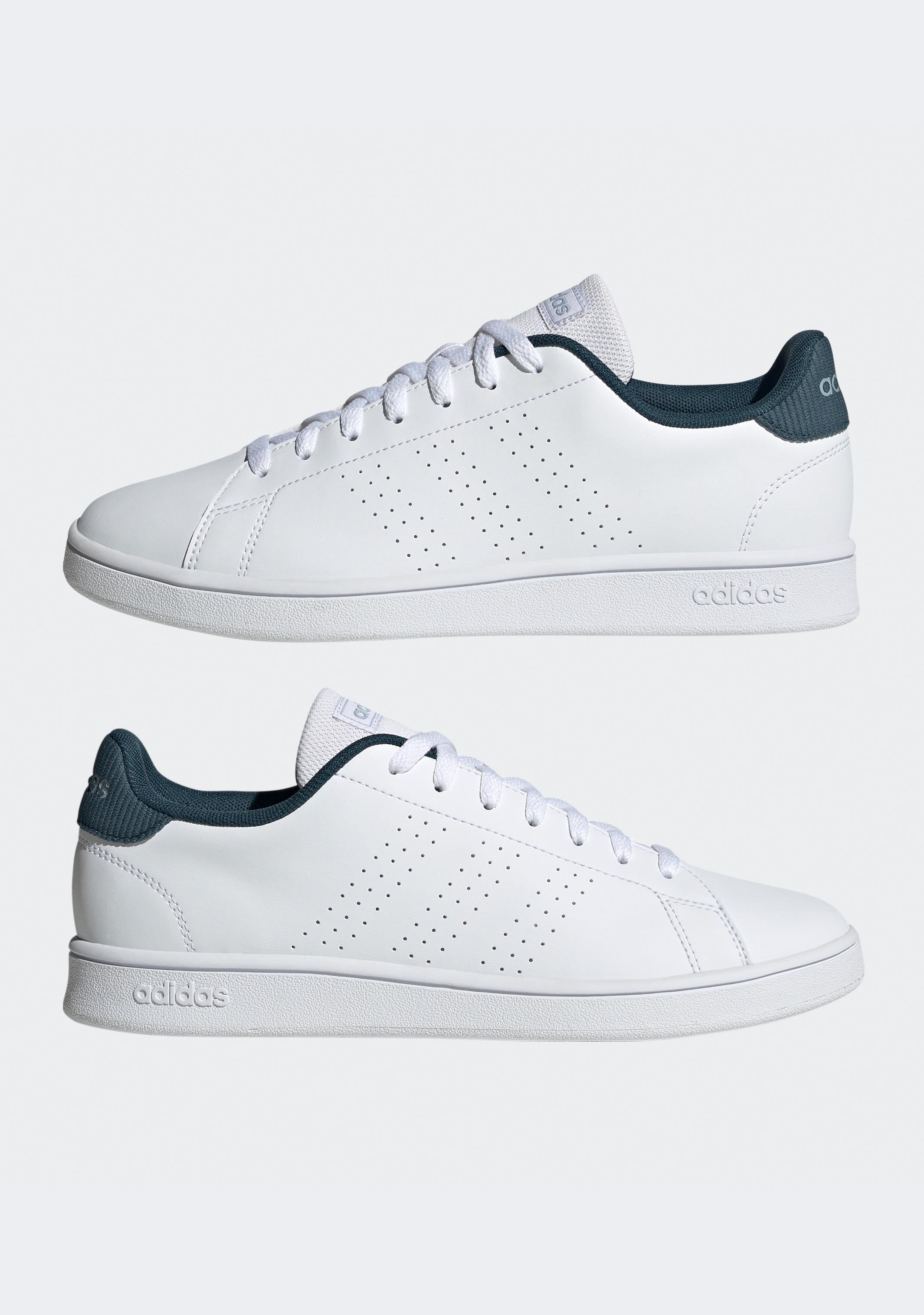 Adidas Men's Advantage Base Tennis Shoes - Lightweight Comfort Sneakers for Casual Wear & Court Sports | Perfect for Running, Gym Workouts & Daily Activities