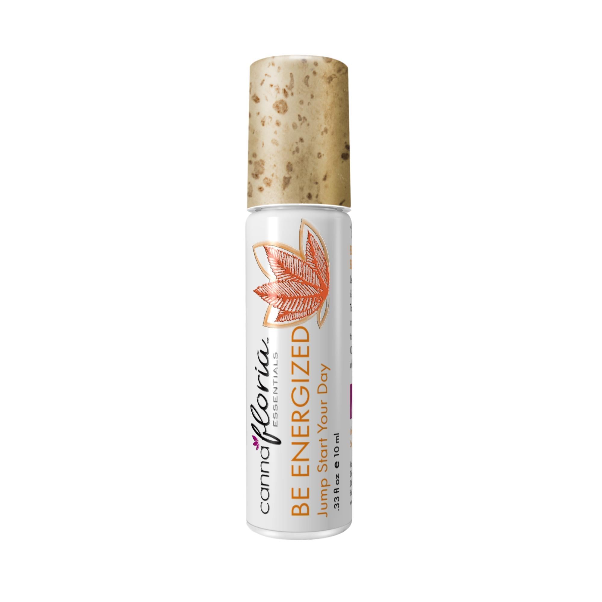 Cannafloria Essential Oil Roll On - Natural Aromatherapy for Stress Relief & Relaxation - Perfect for Home, Office & Travel Use