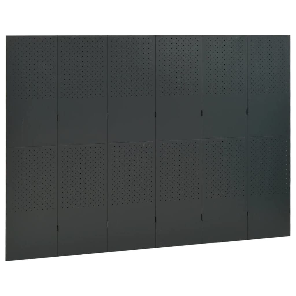 6-Panel Folding Room Divider Privacy Screen - 94.5