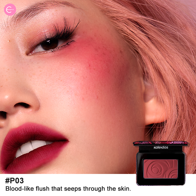 KALEIDOS Smokey Nostalgia Blush - Buildable Matte Blush for Natural Flush | Perfect for Everyday Makeup & Special Occasions
