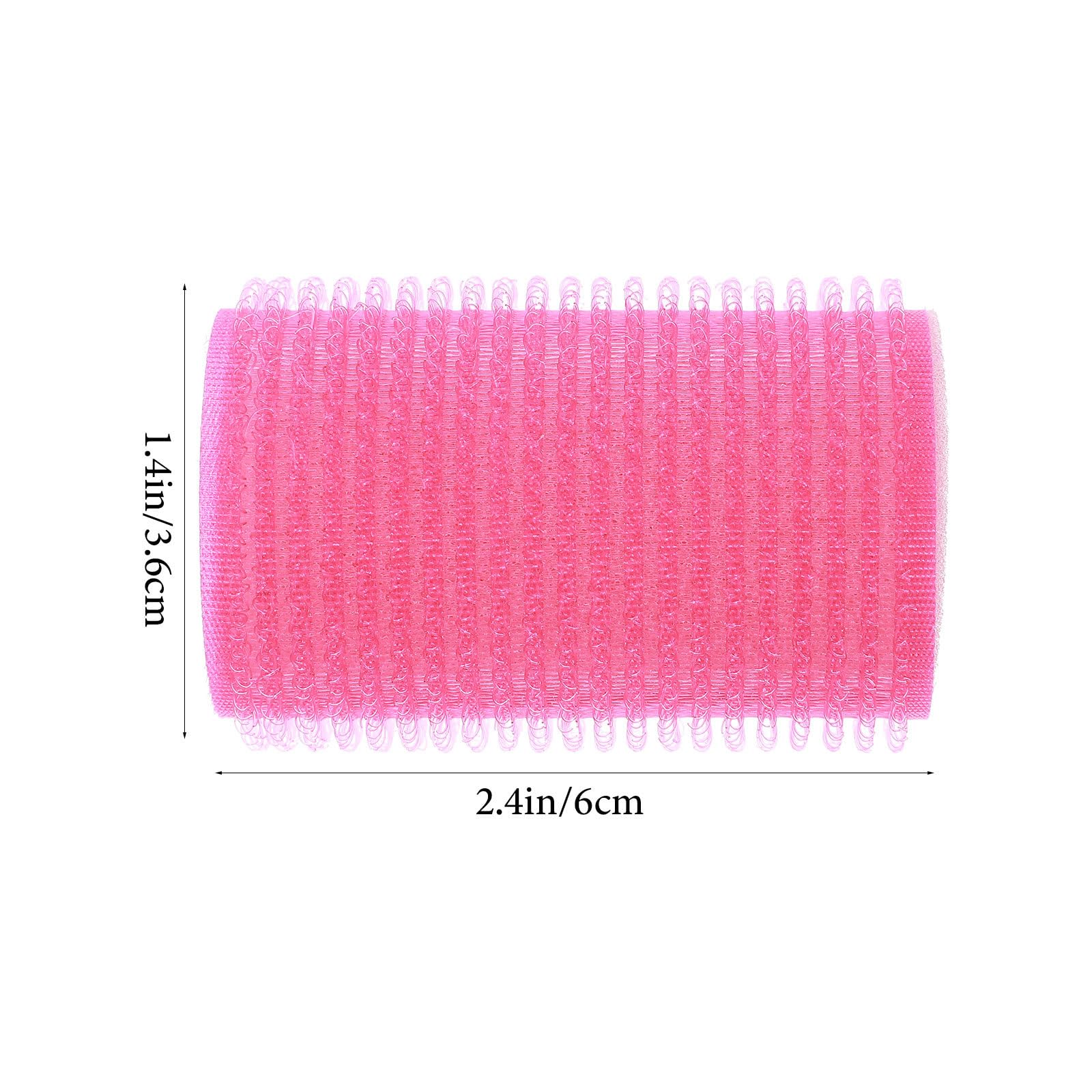 12pcs Self-Grip Hair Rollers for Bangs & Curls - Soft Sponge Curlers for Women & Girls - Perfect for Styling, Volume & Heat-Free Curls at Home or Salon