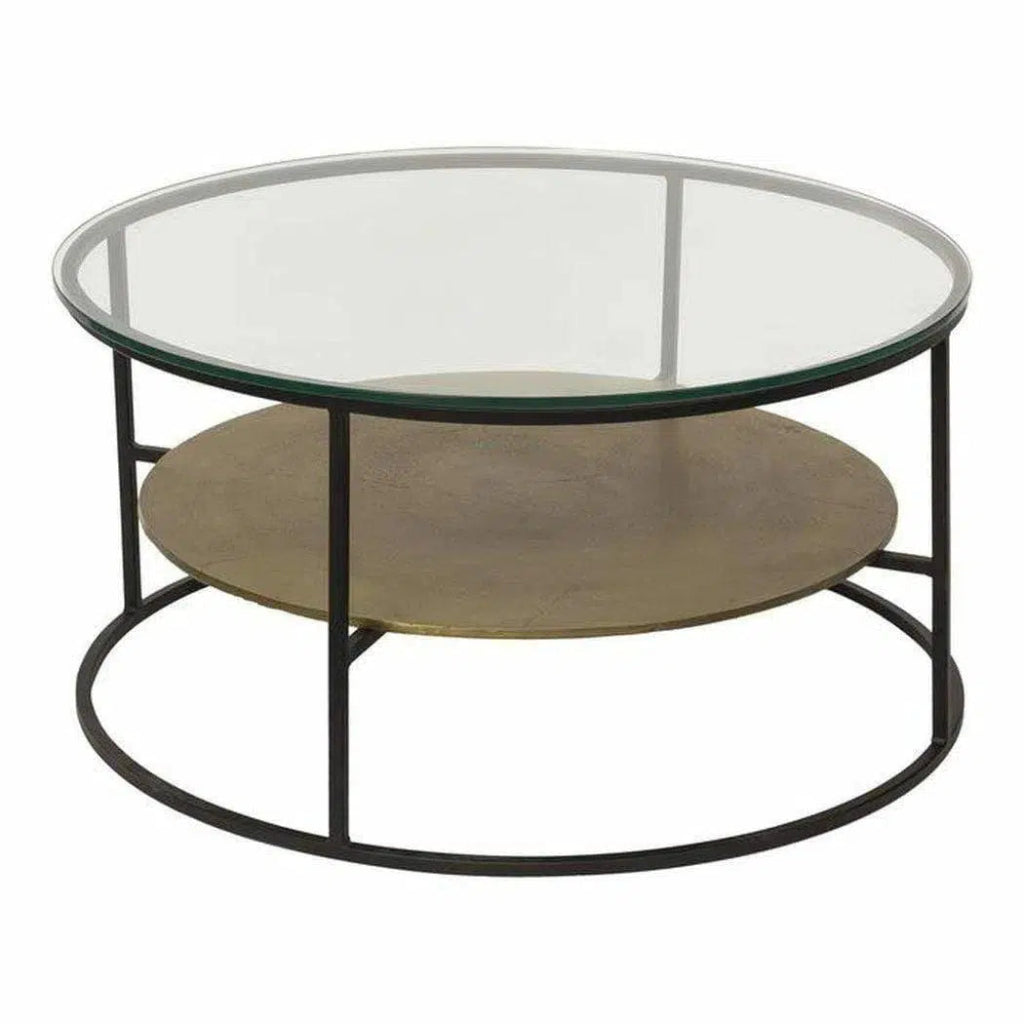 35.5 Inch Mid Century Modern Coffee Table in Yellow - Perfect for Living Room, Lounge & Home Decor