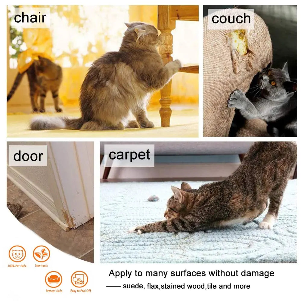 Durable Cat Furniture Protector - Scratch Proof Sofa & Couch Cover for Cats - Pet Proof Living Room Decor for Home Use