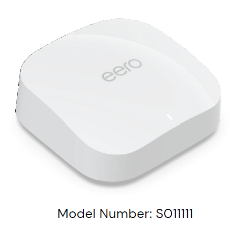 Eero Pro 6E CI WiFi Mesh Router - Tri-Band Whole Home Coverage | Fast Gigabit+ Speeds | Ideal for Smart Homes & 4K Streaming