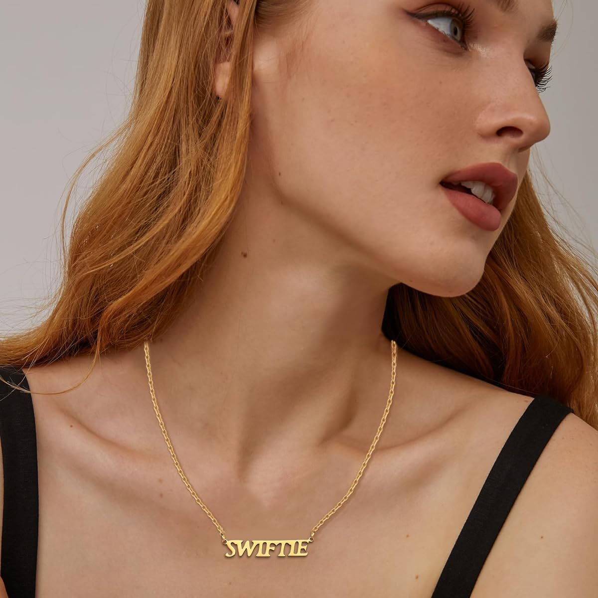 SANNIDHI® Gold & Silver Taylor Swift Necklace for Women - KPOP Seventeen Inspired Charm Necklace - Perfect Gift for Swiftie Fans & KPOP Lovers - Ideal for Concerts, Parties & Everyday Wear