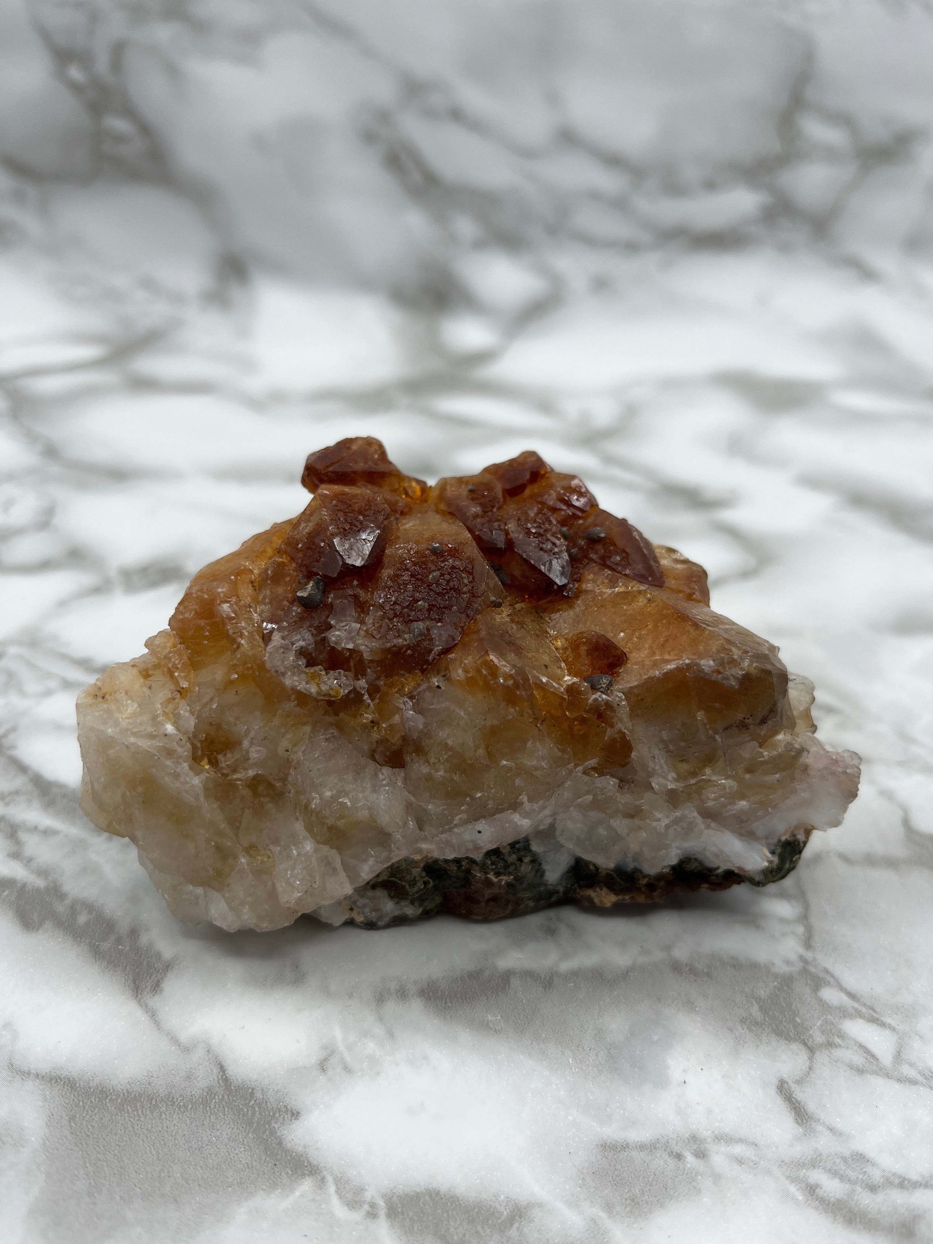 Natural Citrine Crystal Cluster - 12 Inch Healing Stone for Home Decor, Meditation & Energy Cleansing | Perfect for Feng Shui, Reiki & Spiritual Gifts