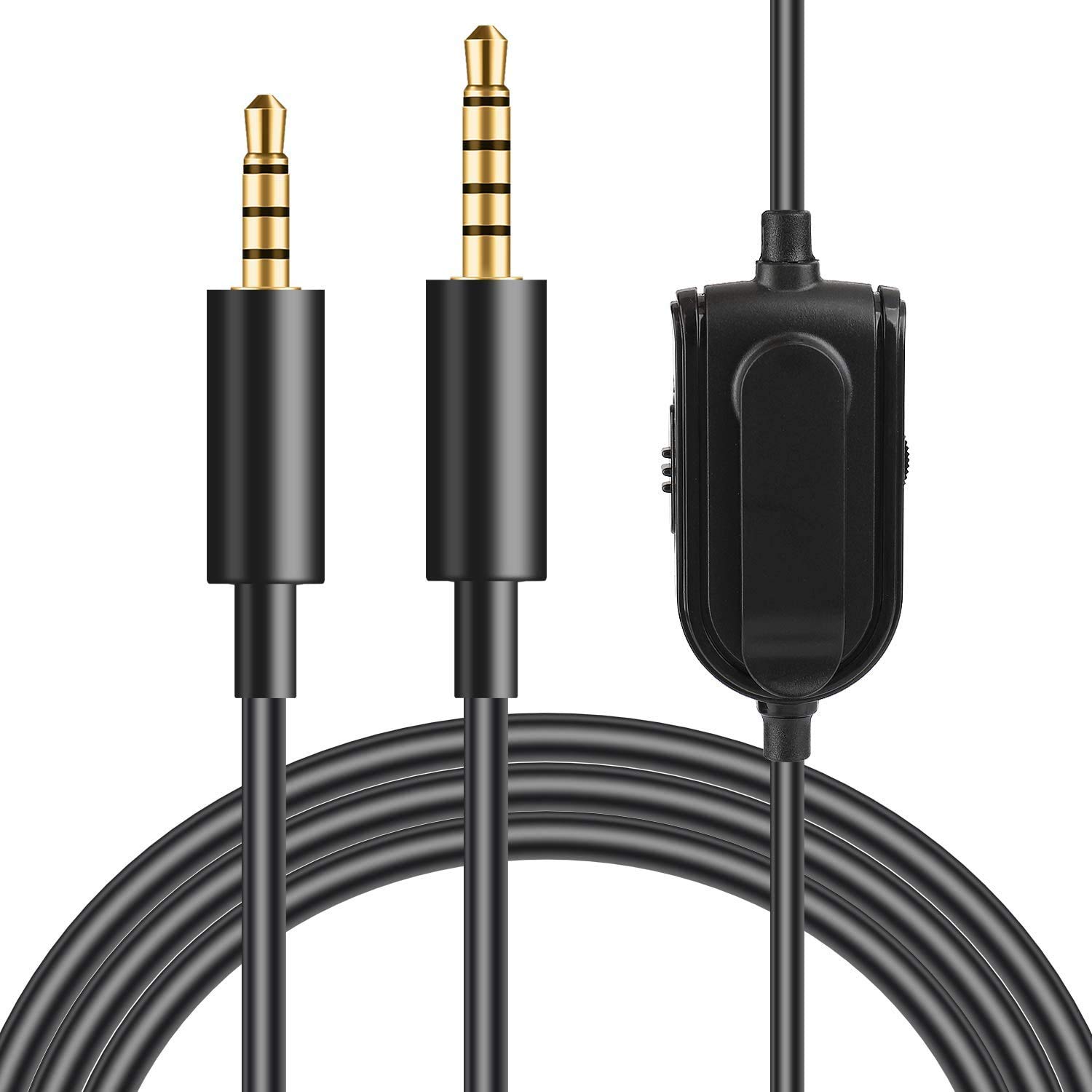 Aimuli A10 A40 Replacement Audio Cable with Inline Mute & Volume Control - Compatible with Astro A10/A20/A30/A40/A50 Headsets - 6.5ft Xbox One, PS4, Playstation 4 Headphone Extension Cord - Perfect for Gaming, Streaming & Online Meetings