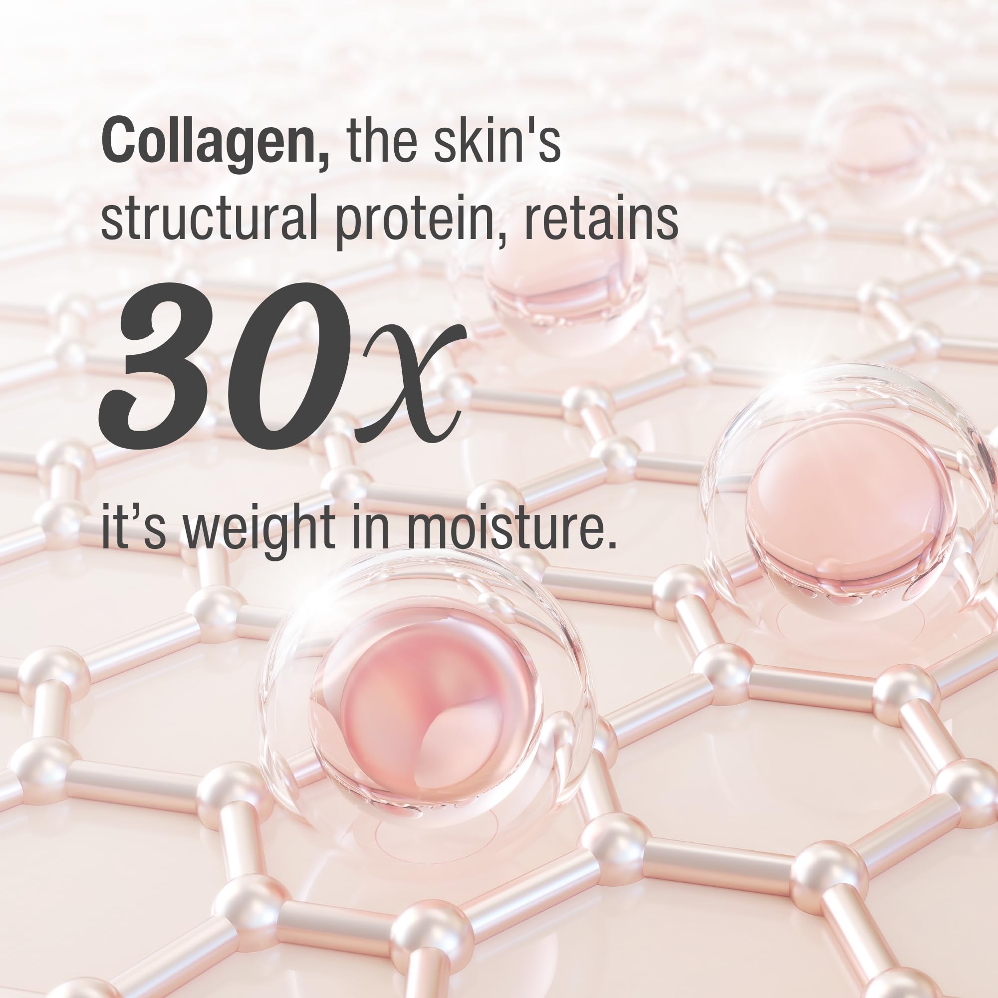 Collagen Hydrating Serum for Face - 8 oz Natural Anti-Aging Facial Serum with Hyaluronic Acid | Day & Night Moisturizing Treatment for Dry Skin, Wrinkles & Fine Lines