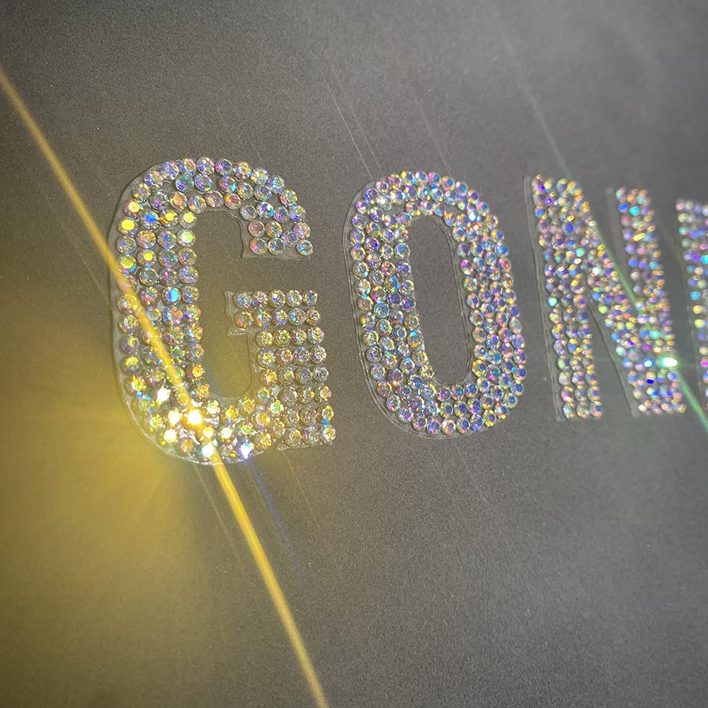 Glitter Rhinestone Alphabet Letter Stickers - 78 Pcs Self-Adhesive ABC Letters for DIY Scrapbooking, Card Making, Nail Art & Home Decor (Gold & Silver) - Perfect for Party Invitations, Gift Wrapping & Craft Projects