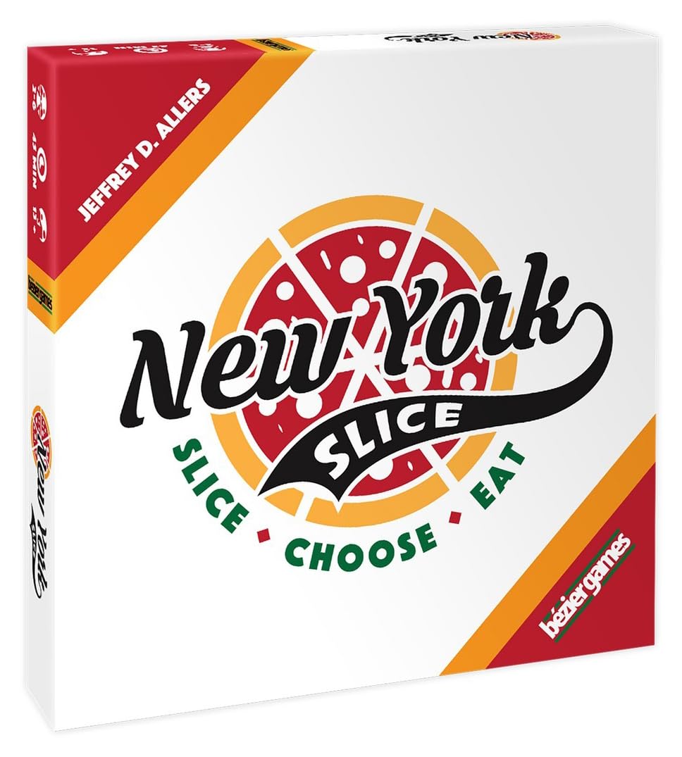 New York Slice Board Game by Bezier Games - Fun Pizza-Themed Strategy Game for Family Game Night & Parties