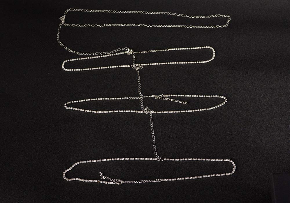18K Gold Plated Snake Leg Chain Jewelry for Women - Sexy Thigh Body Chain - Boho Beach Festival Accessories - Perfect for Summer Vacations, Music Festivals & Bachelorette Parties