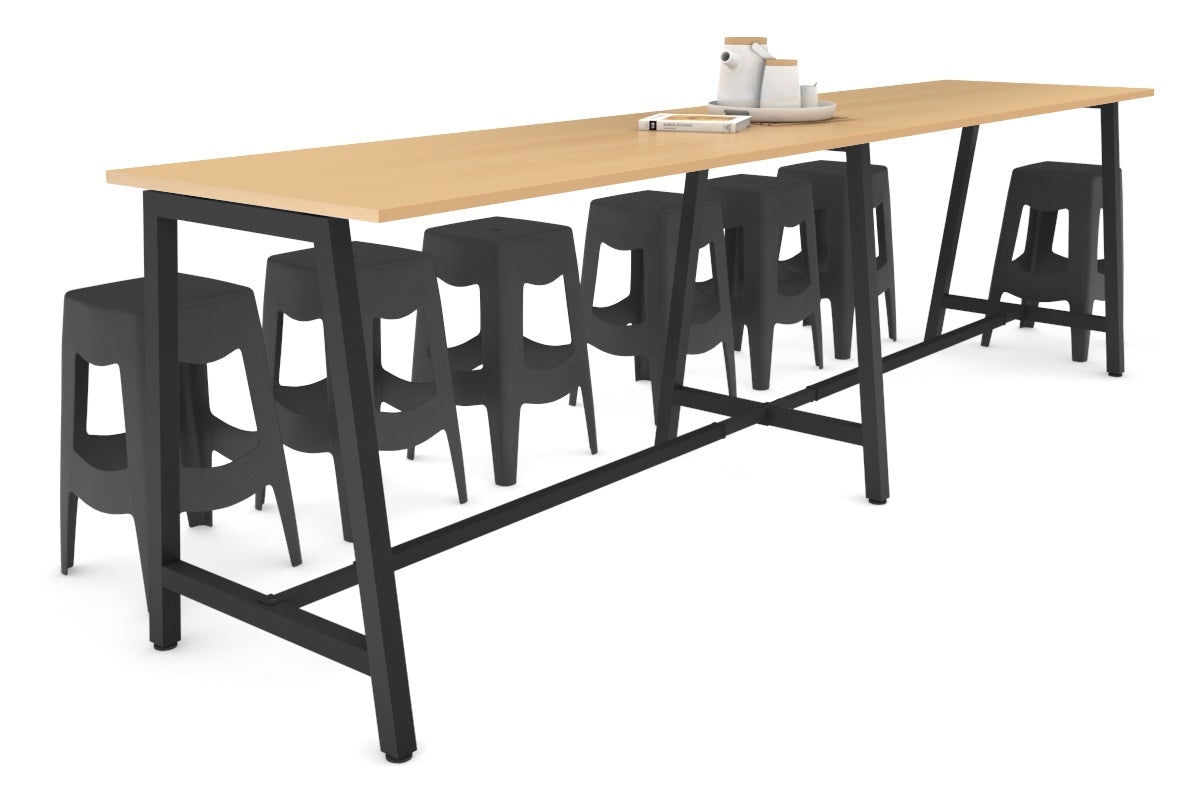 Quadro A Legs Large Counter Table - 3200L x 700W - Heavy Duty Metal Frame for Kitchen Island, Restaurant, or Commercial Use